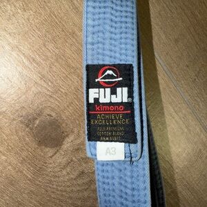 Fuji Blue Kimono Belt